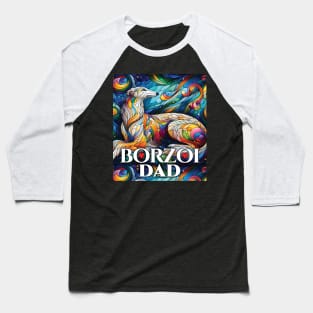 Borzoi dad, stained glass. I love borzois. Baseball T-Shirt